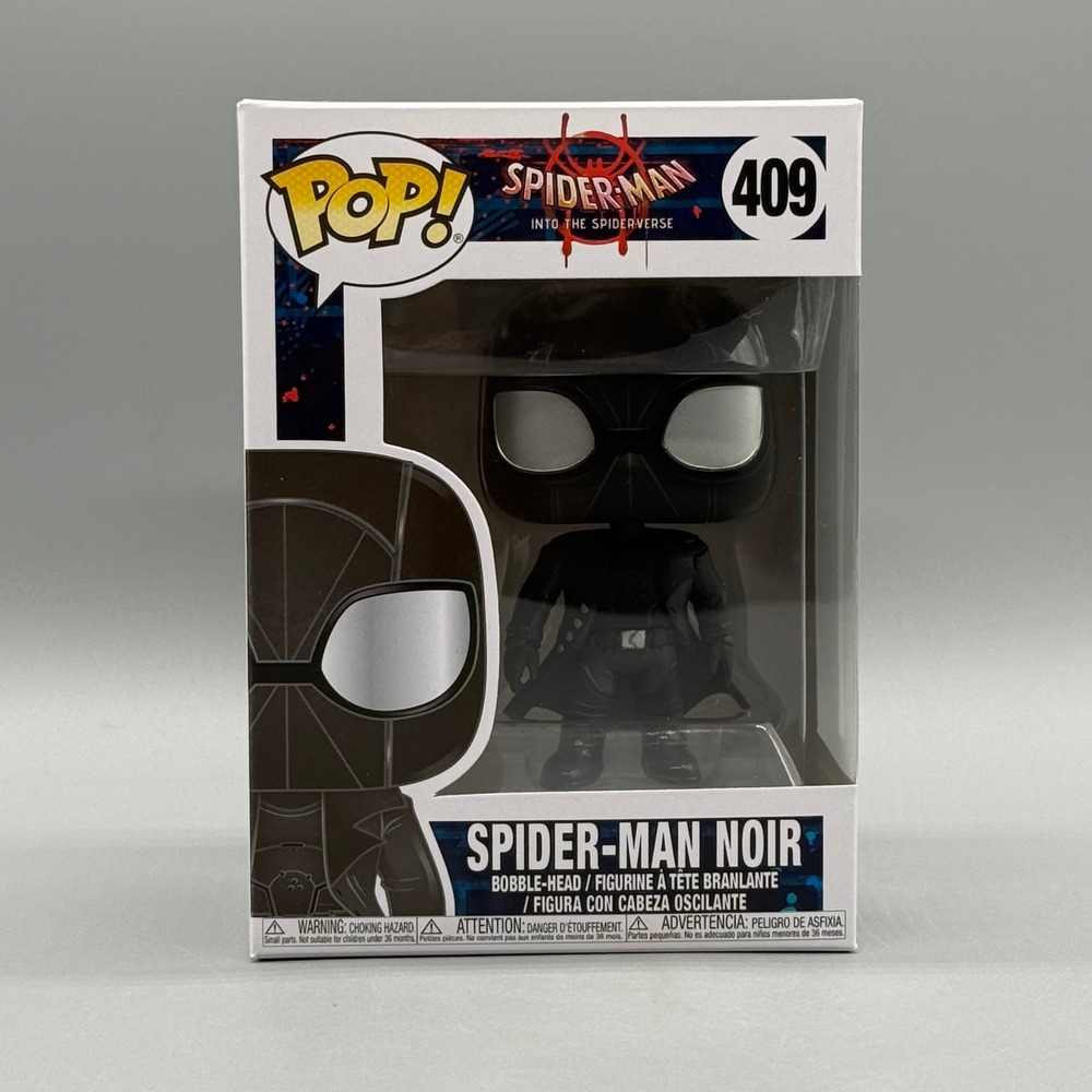 Funko Pop! Marvel #409 Spider-Man Noir Walgreens Exclusive w/ Protector Vaulted